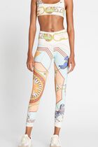 Printed Scoop-back Bra