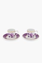 Coffee Cup & Saucer  Set Of 2