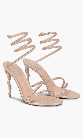 CANDICE - NUDE SATINSILK STRASS