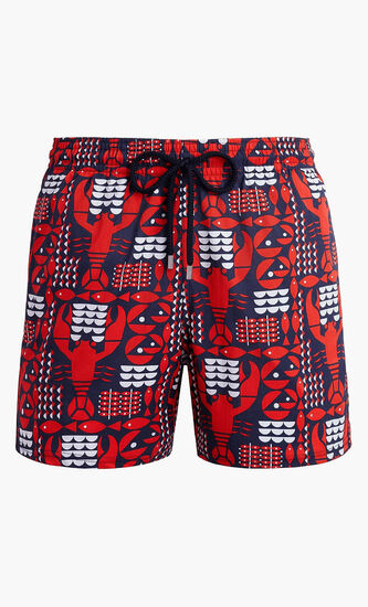 Graphic Lobsters Swim Shorts