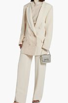 Double Breasted Half and Half Sequined Blazer