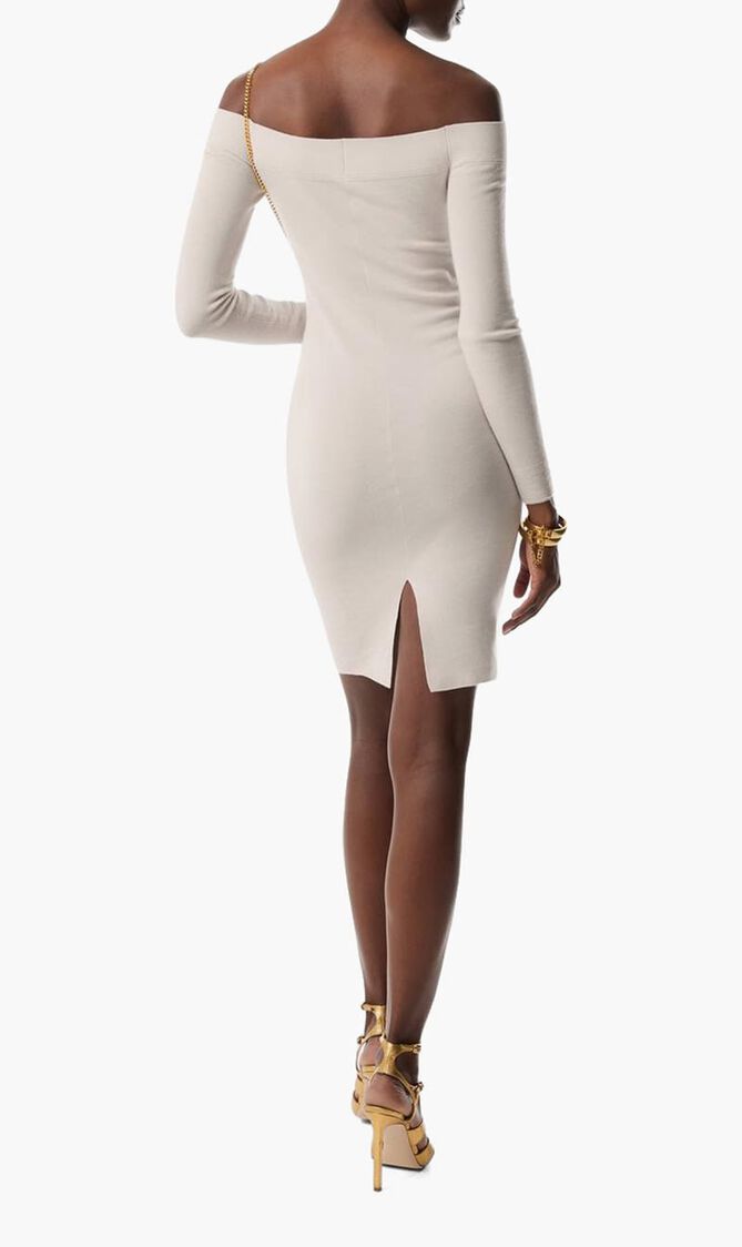 Off Shoulder Knitted Dress