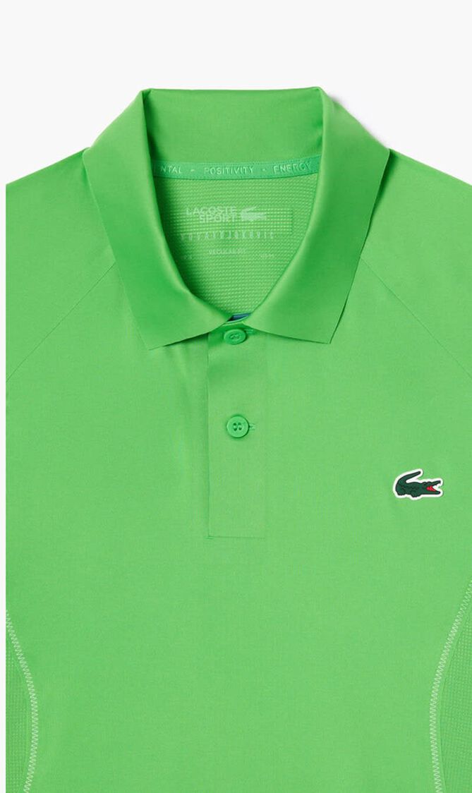 SHORT SLEEVED RIBBED COLLAR SHIRT