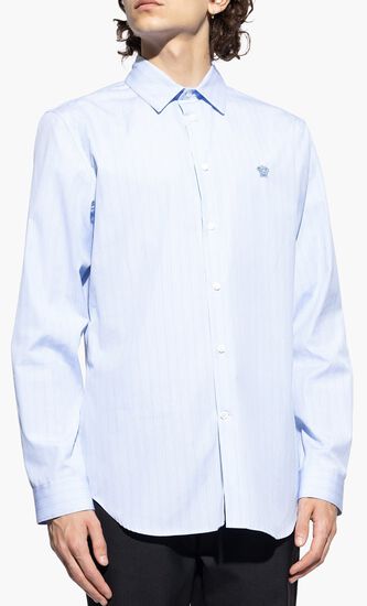 INFORMAL SHIRT MULTICOLOR STRIPED POPLIN