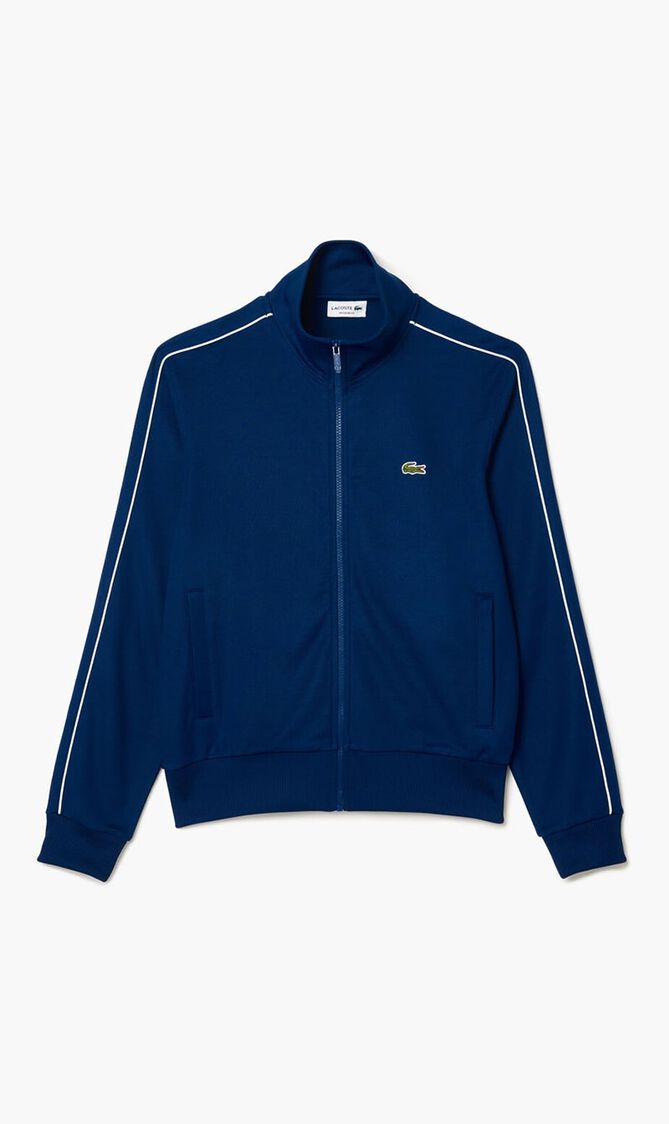 Paris Pique Zip Front Track Jacket