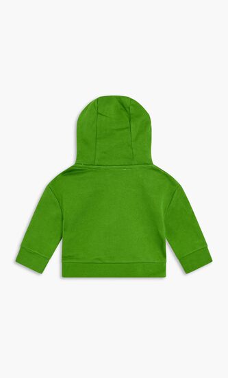 Logo Print Embellished Cotton Sweatshirt