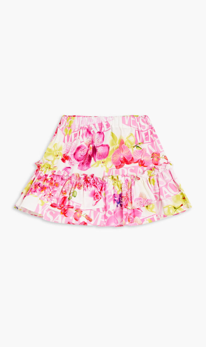 BG SKIRT MINI PLEATED PPLN AO ORCHID