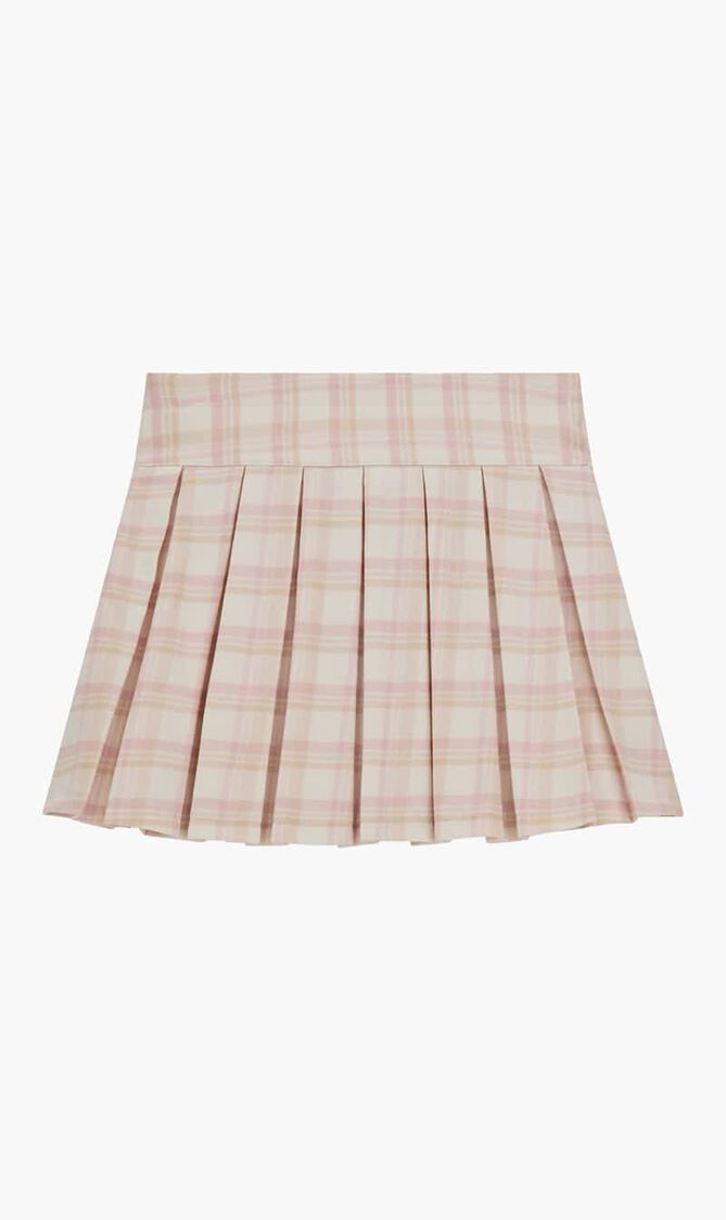 Pleated Mini Skirt