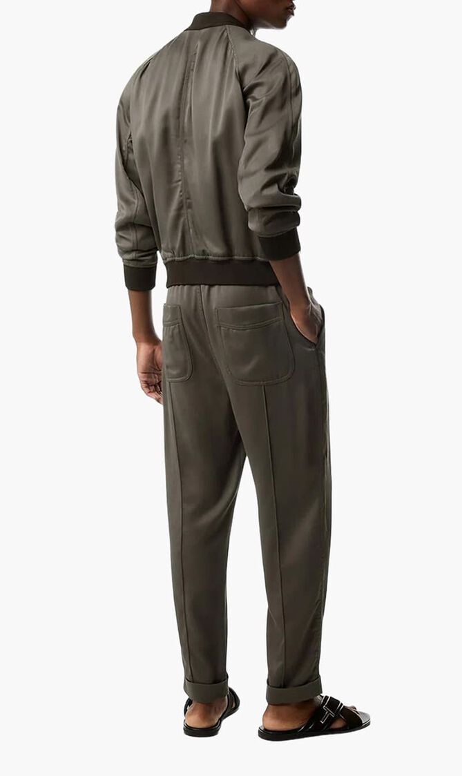 Zip Up Bomber Jacket