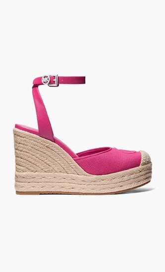 Larissa Cotton Canvas Espadrille Wedge