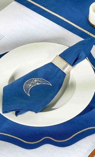 Arabesque Placemat White Set Of 6