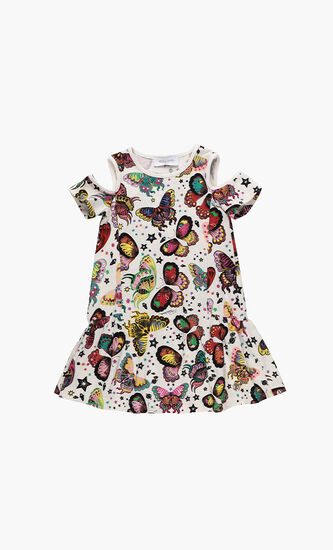 Butterfly Print Dress