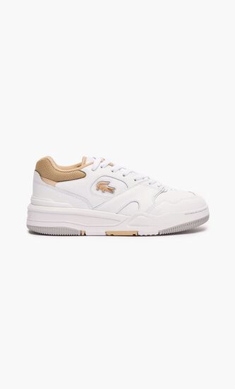 Lineshot Contrasted Collar Leather Trainers