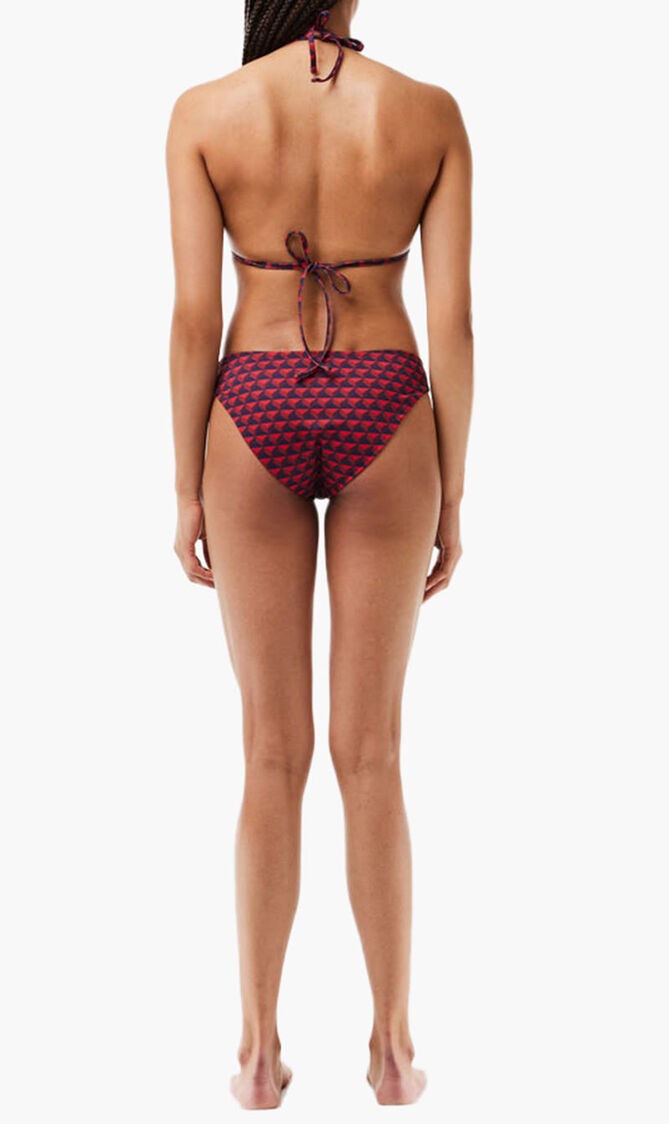 Monogram Burgundy Bikini Bottom