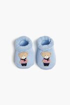 Sailor Bear Cotton Booties
