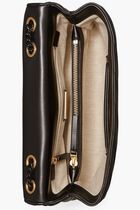 KIRA CHEVRON POWDER COATED CONVERTIBLE SHOULDER BAG