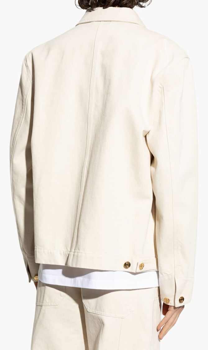 BLOUSON DENIM DENIM ECRU STOP RINSED