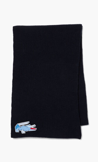 Holiday Wool Badge Scarf