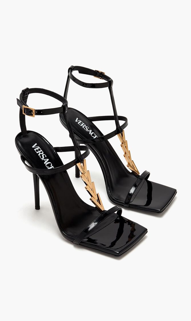 SANDAL T.105 PATENT CALF LEATHER