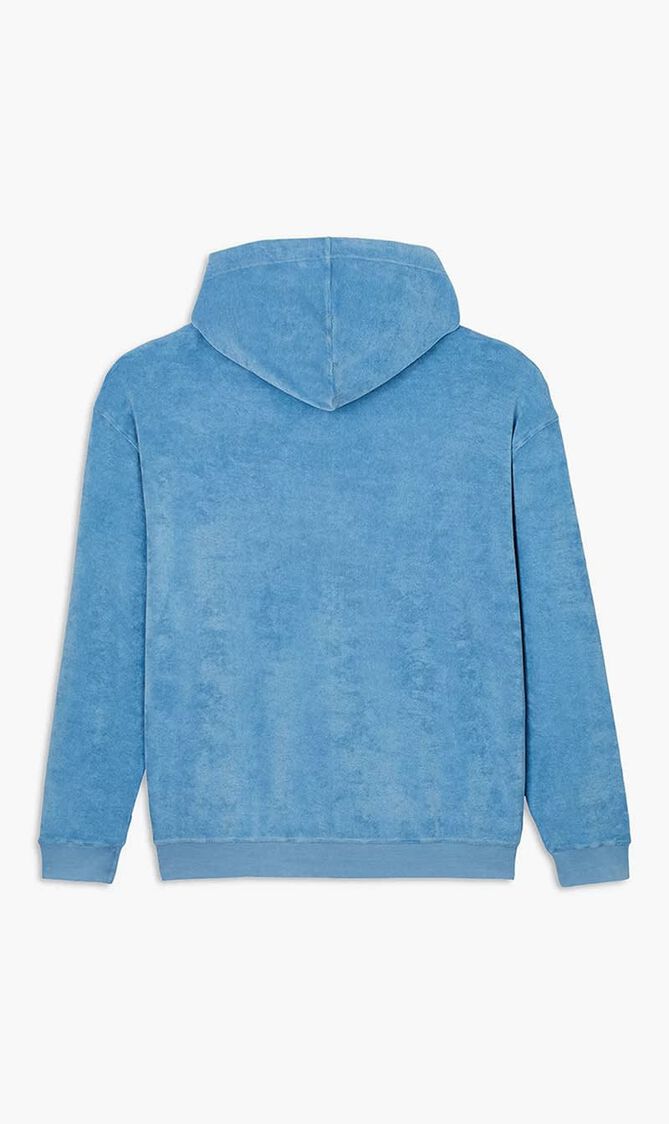 Terry Mineral Dye Zip Up Hoodie