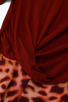 Twisted Merino Long Dress