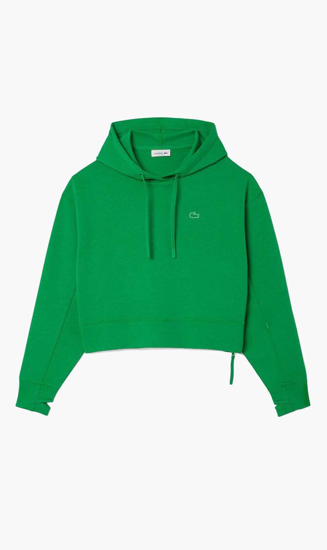 Short Cut Cotton Hoodie