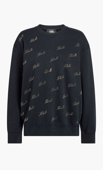 RHINESTONE KARL SWEATSHIRT