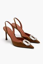 AMINA MUADDI Camelia slingback pumps