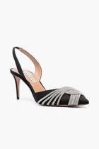 Gatsby Sling Satin Heels