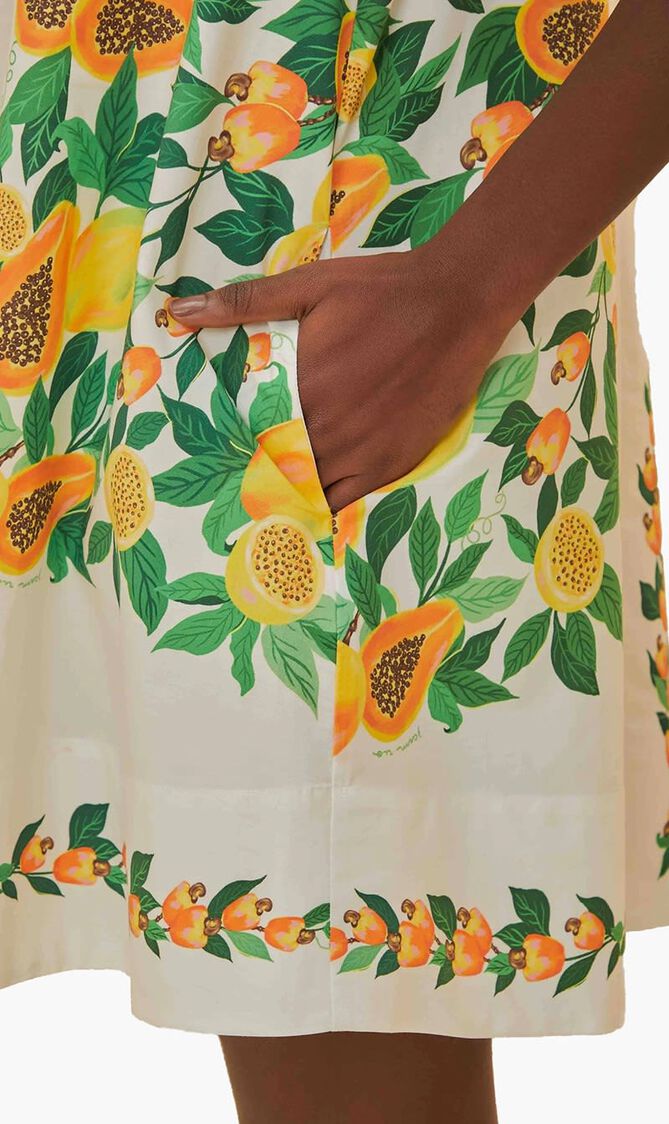 Salad Scarf Mini Dress