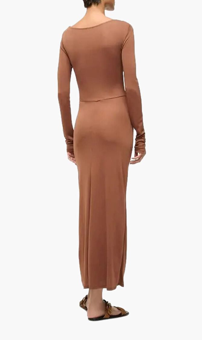 Gres Waterfall Ruffle Dress