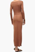 Gres Waterfall Ruffle Dress