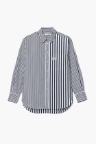 Lacoste X Bandier Striped Cotton Poplin Shirt