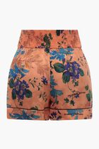 CAMOFLO JACQ PAJAMA SHORTS PEACH ORANGE