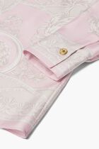 FORMAL SHIRT COUPE DES DIEUX BAROCCO FOULARD ON RESPONSIBLE SILK TWILL
