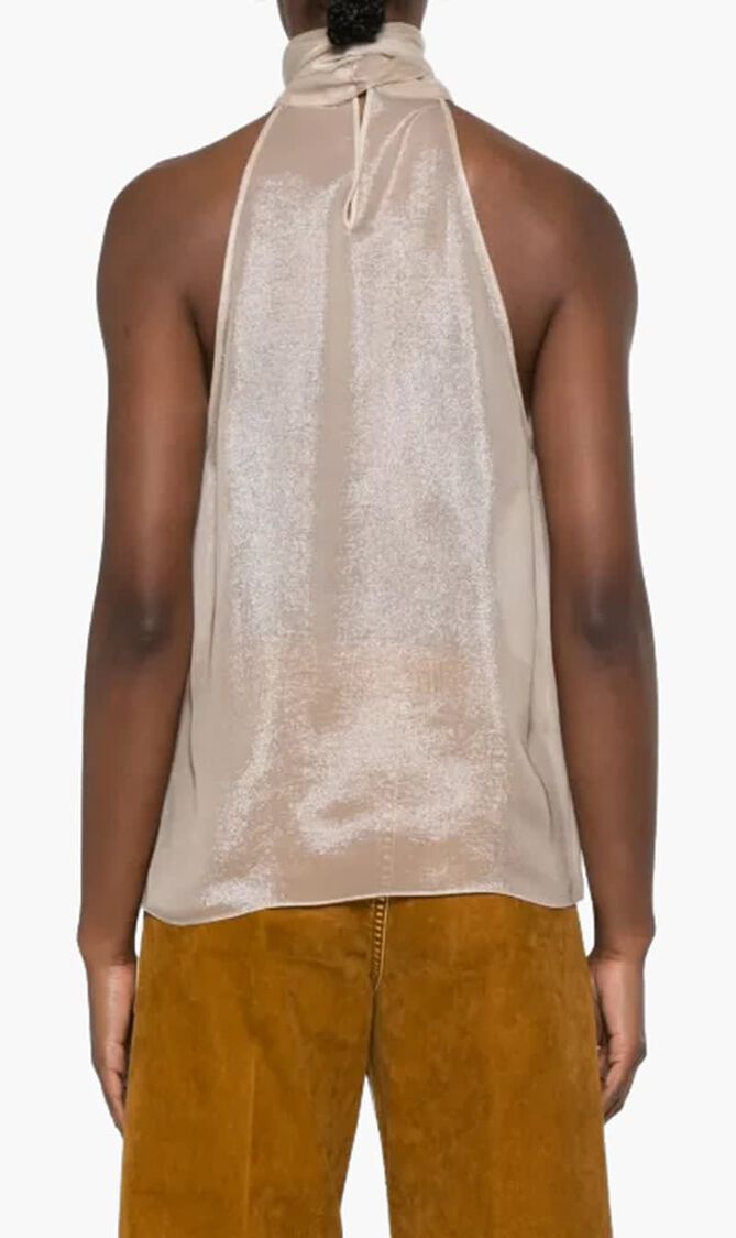 Blouse with Bow Collar