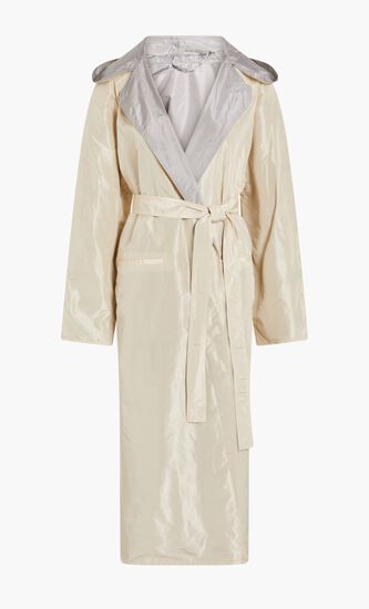 SILK TAFFETA TRENCH