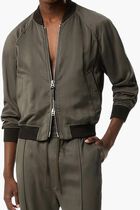 Zip Up Bomber Jacket