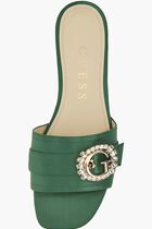 Ramadan Satin Buckle Flat Sandals