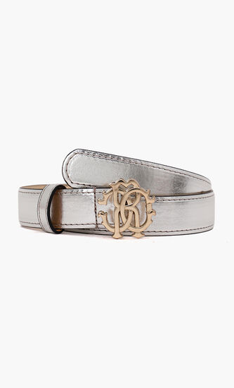 Metallic Leather Belt