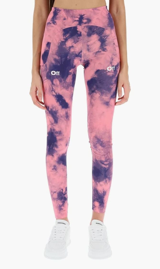 TIE DYE LEGGINS PINK BLUE