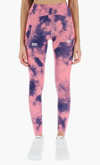 TIE DYE LEGGINS PINK BLUE