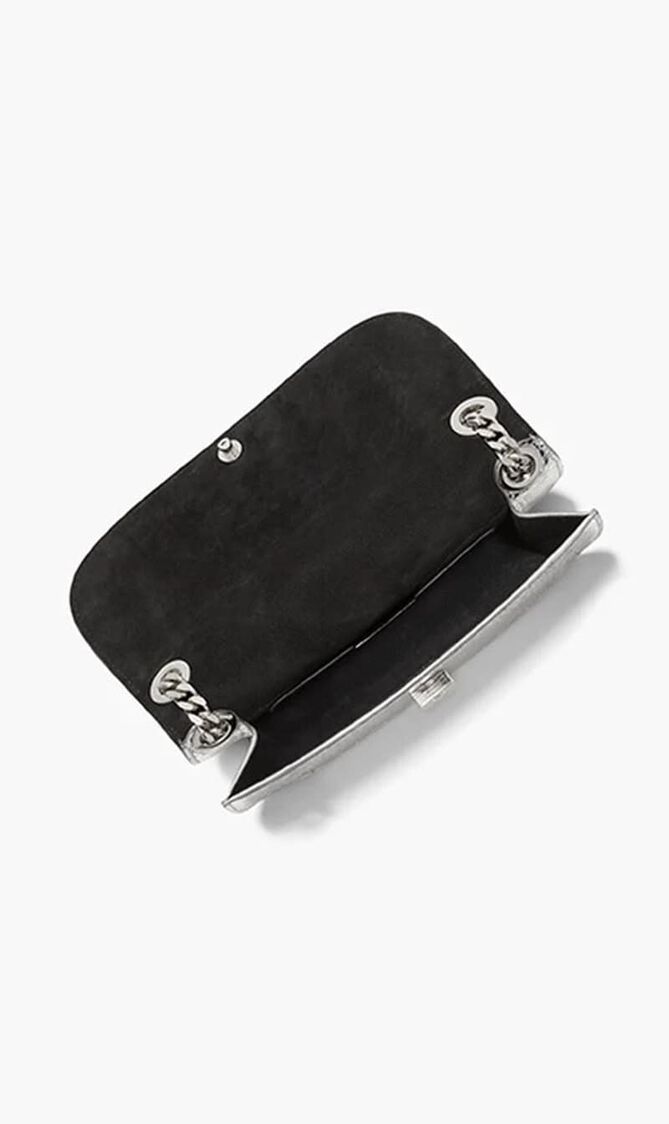 Embossed Leather Envelope Bag