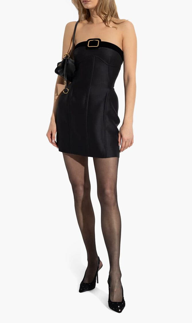 Couture Strapless Mini Dress