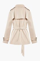 Coated Cotton Shorts Trench