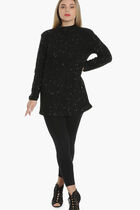 فستان دوا ليبا فرح بتصميم مزين من بيب جينز