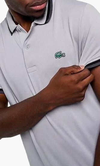 Ribbed Polo T-Shirt