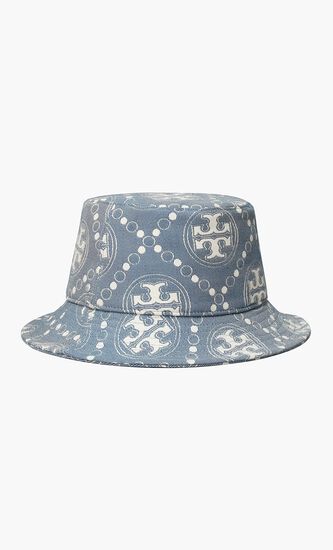 SHORT BRIM T MONOGRAM BUCKET HAT