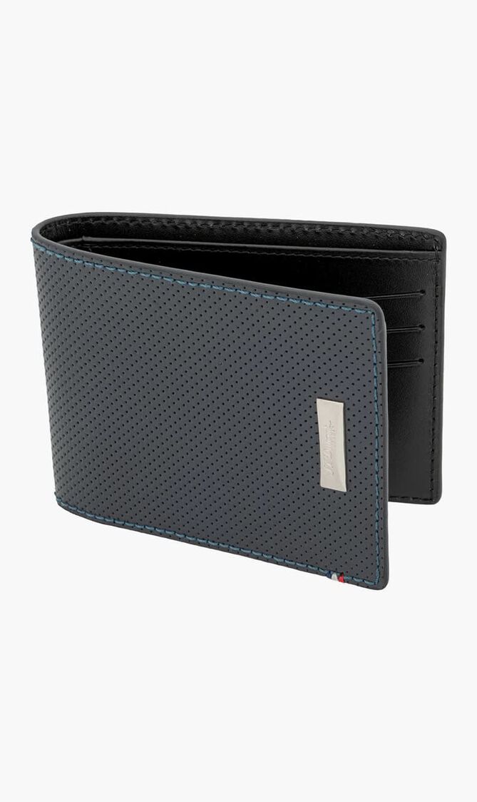 STD DEFI SLG BILLFOLD 6CC PUNCHED BLUE