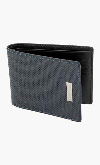 STD DEFI SLG BILLFOLD 6CC PUNCHED BLUE